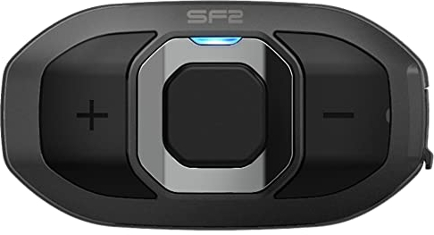 Sena SF2 Serie SF Motorrad-Bluetooth Kommunikationssystem mit Zwei Lautsprechern, 2-Wege Gegensprechanlage, Doppelpack
