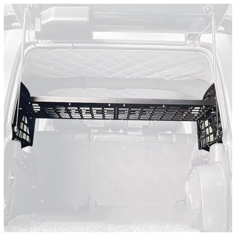 Barras Transversales Para Jeep Para Wrangler JK 4 Puertas (2007-2017) Portaequipajes Maletero Coche Estante Almacenamiento Modular Trasero Resistente(Side and shelf)