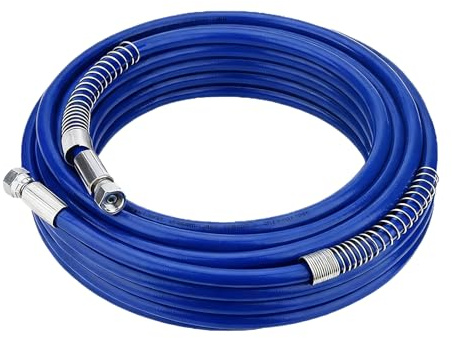 BRGD 30m Manguera Pulverizadora de Pintura Sin Aire, 1/4 Tubo de Pulverizador Sin con Acople de Extensión de Manguera para Pulverizar Pintura de Látex, Pintura para Madera