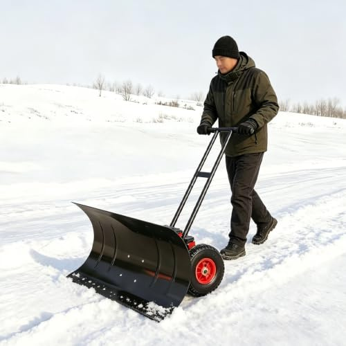 5-hjuls snöplogar justerbar vinkel för snö och spannmål