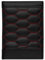 Audi 3152201500 Fahrzeugscheinhülle Leder Cover Fahrzeugpapiere RFID Etui, schwarz/rot, Audi Sport Design