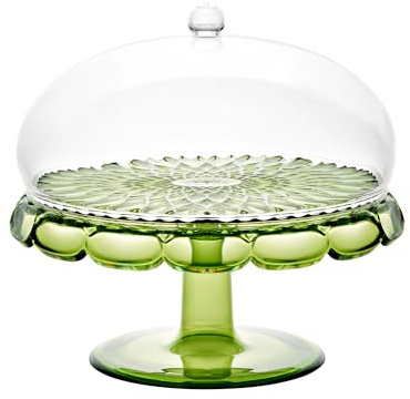 Guzzini - Vanity, alzata con campana, verde ninfea, in Bio-based SAN e Bio-based SMMA - TERRA