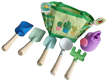 UPKOCH 1 Set Kinder Gartengeräte Gartengeräte Spielzeug Jungen Und Mädchen Interaktives Spielzeug Sand Gießkanne