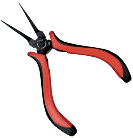 Dünne, flache Spitzzange, Elektrikerzange für Schmuck und Schmuck, 11,4 cm