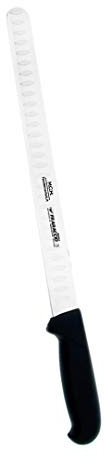 MCM service Coltello Professionale Salmone largo Acciaio Inox lama 30 cm con alveoli Made in Italy