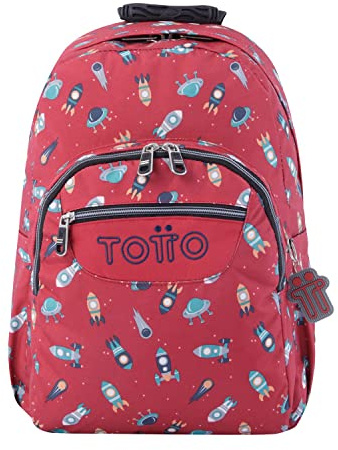 TOTTO Acuareles Mochila Unisex niños (Pack de 1)