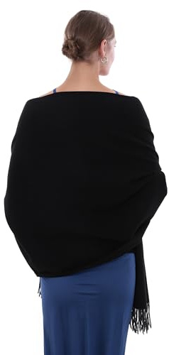 SWAT PANY Bufanda Mujer Clásico Invierno Llanura Bufanda Estola Mujer Festivo Vestido De Noche