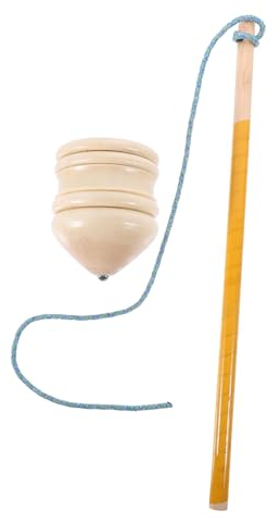 KICHOUSE Holz Kreisel Spielzeug Brummkreisel Kidcraft-spielset Spielset Für Kinder Mitgebsel Kreisel Holzplatte Flash-Spielzeug Kreiselspiel DIY Bambus Hölzerner Kreisel Fitness Erwachsener