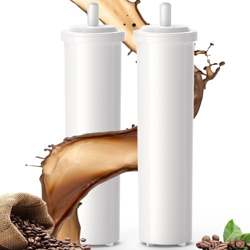 Ersättningsvattenfilter kompatibelt med LELIT-kaffemaskiner, PLA930M vattenmjukgörare vattenfilter av harts för LELIT helautomatisk kaffemaskin (2 stycken)