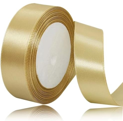 Ruban Satin Or pour Emballage Cadeau, Couture, Nœuds, Artisanat, Décoration Mariage, Voitures, Anniversaire