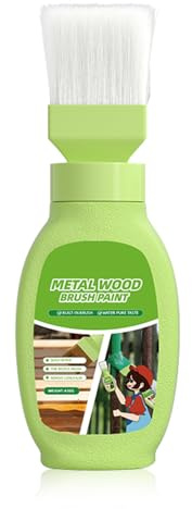 Vernice protettiva per metallo, convertitore di ruggine 2 in 1, vernice antiruggine per metallo, vernice protettiva in metallo con pennello, vernice antiruggine, convertitore di ruggine per vari