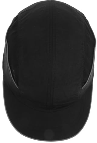 SHINEOFI Gorra de Casco Antielectrostática Negra con Inserto Transpirable Resistente a Impactos para Trabajo Industrial y Construcción, Visera Larga, Protección Segura, 1 Unidad