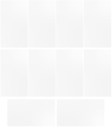 HOMSFOU Lot de 10 Planches Transparentes PVC 14X22 CM pour Stylo Impression 3D Modèles de Dessin 3D Accessoires Garçon et Filles pour Créativité et Dessin Artistique