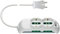 VIMAR FP00520.CK.B Presa mobile multipla con 2 uscite SICURY universali, 4 uscite Bpresa standard italiano, cavo da 1,5 m, spina 2P+T 16 A schuko, bianco