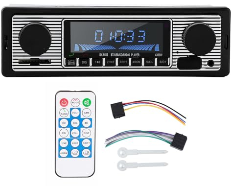 Auto Bluetooth Radio Klassischer Auto Stereo MP3 Musik Player mit USB/SD/AUX/FM In Dash Head Unit Auto Radio Bluetooth Stereo Player(#1)