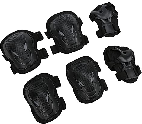 Kadimendium Roller Skate Protection Gear Set Adjustable Comfortable for Adult for Extreme Sports In-Line Skating Roller Skating Scooters
