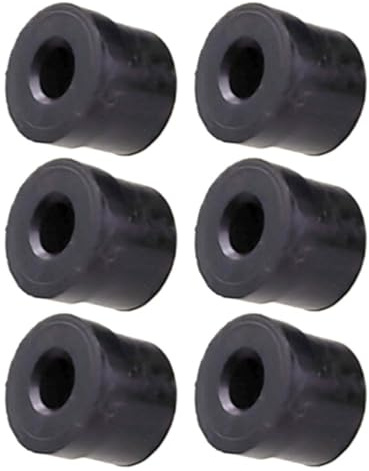 LIFKOME Lot de 6 patins de glissement en caoutchouc pour trombone, embouts de protection, anti-bruit, 1.10 x 1.10 x 0.40 cm, accessoires pour instrument, 6 pièces