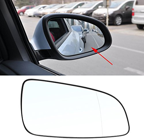Ymiko Rétroviseur d'aile en Verre de Voiture de Porte Droite rétroviseur latéral en Verre de Remplacement côté Passager pour 2004-2016 6428785