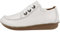 Clarks Damen Funny Dream Oxford, White Leather, 41.5 EU