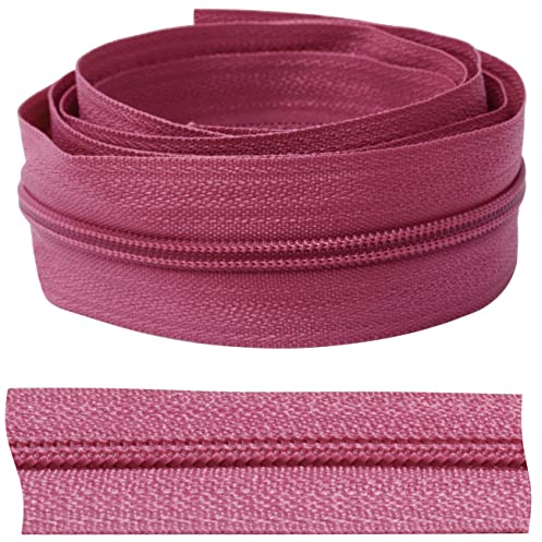 AERZETIX - C62683-1m Reißverschluss/spirale Nr. 5 ohne Schieber - Farbe: Magenta - Nylon - schutzhülle für kleidungskissen Rock Kleid Lederwaren Jeans Dekoration