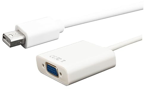 Hemobllo Mini displayport adattatore vga spina femmina per dispositivi DisplayPort con supporto connettore Vga