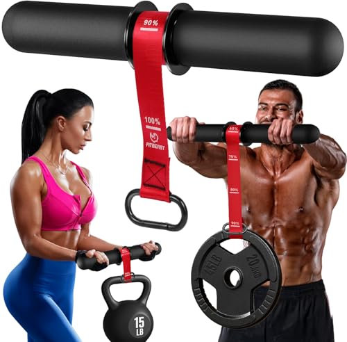 FitBeast Unterarmtrainer & Unterarmtrainer, Handgelenkroller mit dickerem Griff, Unterarmkrafttrainer mit verstellbarem Gurt - ideal für Griffkraft, Muskelaufbau, Rehabilitation