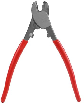 Dekton 8in/200mm Cable Cutting Pliers-Precision Wire Cutter For Electrical, Automotive| Sharp Blades, Clean Cuts| Ergonomic Grip For Control| Ideal For Copper, Aluminum, Soft Wires| Durable Hand Tools