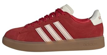 adidas Mujer Grand Court 2.0 Shoes, Better Scarlet/Wonder Quartz/Off White, 43 1/3 EU