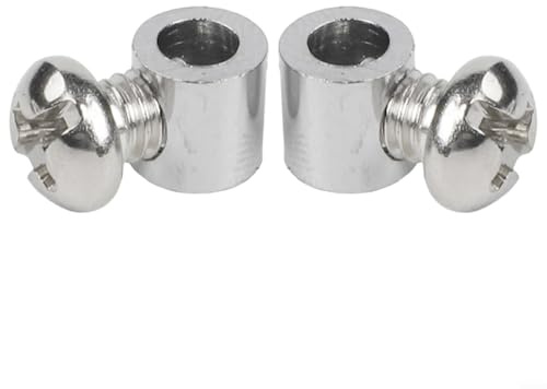 Pour colliers de serrage durables, 20 clips de câble métallique avec vis pour une utilisation sûre (vis cruciforme F)
