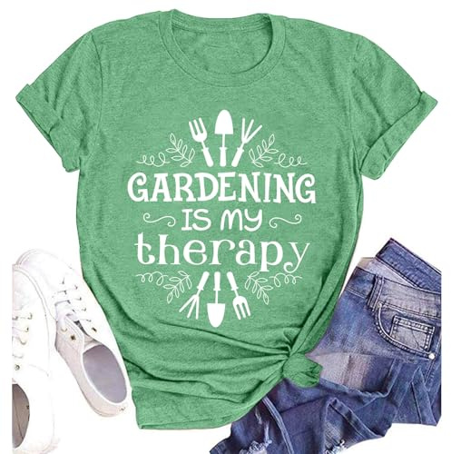 SUWATOIN Womens Garden Shirts Plant Lover T Shirt Gardening Graphic Tee Gardener Gift Tops