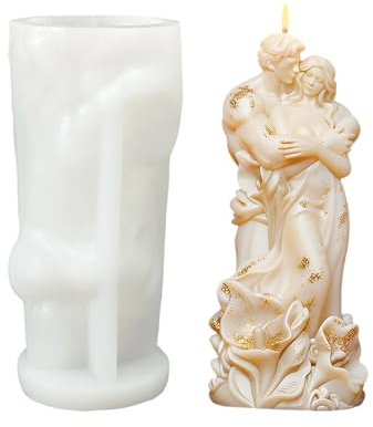 Stampo Resina Coppia,Modello Per Body Art Alimentare,Stampo per Resina Artistica per il Corpo - Per Fai Da Te Aromaterapia Sapone Argilla Gesso San Compleanno Matrimonio