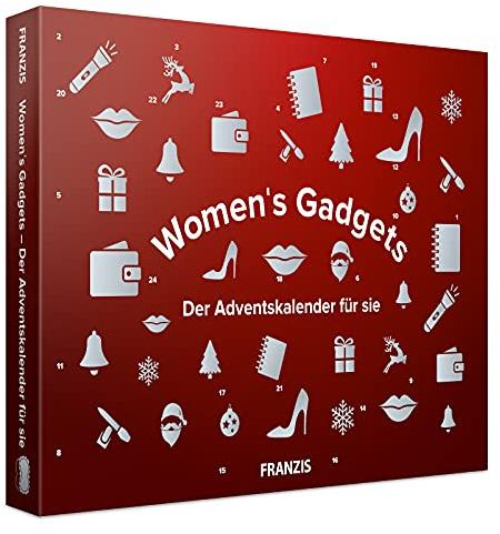 FRANZIS 67255 - Women's Gadgets - Der Adventskalender für sie 2021, 24 Überraschungen, die Frauenherzen höher schlagen lassen