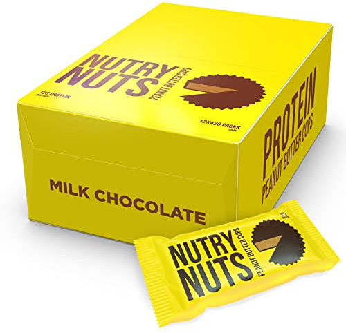 Nutry Nuts Milk Chocolate Peanut Butter Cups 12x42g Original