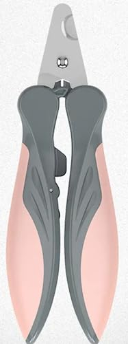 EWANTO 10x Krallenschere für Hunde und Katze aus Edelstahl Krallenzange Krallenpflege Schneider für Haustiere Nagelknipser Pink