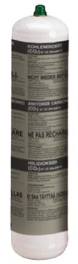 Bouteille de 1 litre pour CO2 et argon pour soudage et applications professionnelles (Co2)