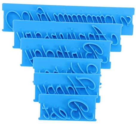 BEBEMOKO 1 Set Timbri per Torte Fondente Stampo per Decorazioni per Cake Design e Feste Facile da Usare e Flessibile per Torte Cupcake e Biscotti