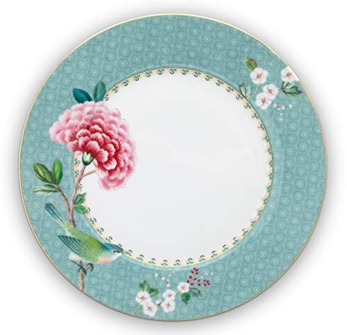 Pip Studio Blushing Birds Frühstücksteller Blue 21 cm