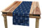 ABAKUHAUS Anker Tischläufer, Nordic Winter-Hipster, Esszimmer Küche Rechteckiger Dekorativer Tischläufer, 40 x 300 cm, Blau Weiss