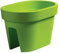 botle Balkonkiste Blumenkasten Geländerkasten Balkonkasten Geländertopf 39,5 cm | 12,3 L Lime Balkon-Blumenkasten oval