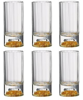 PEKJI Bicchieri da vino Set di 6 bicchieri da birra in vetro trasparente Bicchiere da vino bianco per bar, hotel, matrimoni