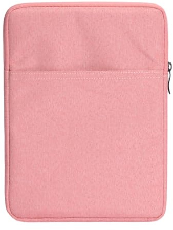 Sleek And Stylish E-Book Bag Easy To Carry Well Protection Protective Bags For Kindles Exterior Pocket Zip Closure pink 6inch