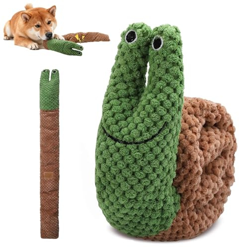 GREATRICH Jouet Chien, Peluche Doudou pour Chien Interactif Et Éducatif, Jeu Intelligence Chiens avec Friandises, Facile à Nettoyer, Cadeau Parfait pour Tous Les Chiens