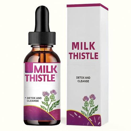 Mjölktistel - Maskrosextrakt, Leverrengöring Och Reparation, Antioxidantstöd, Vegan, Icke-GMO