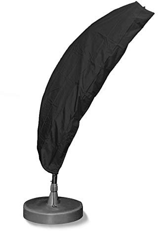 Bosmere Protector 5000 | Housse de Parasol déporté | L 216 cm circ.152 cm | 100% étanche, Protection UV, très résistante 600D | Garantie 5 Ans | MB596, Noir