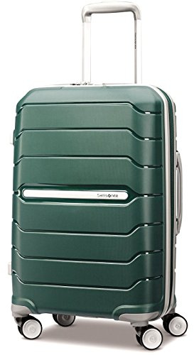 Samsonite Freeform Hardside Carry-On Luggage with Spinner Wheels - Hardshell Suitcase - TSA, Airline-Approved - Expandable Hard Shell, Smooth Rolling Wheels for Lightweight Travel - Sage Green