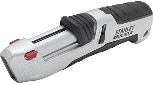 STANLEY Sicherheitsmesser FatMax Metall FMHT10367-0 mit 3 Seiten Schieber