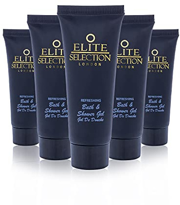 Refreshing Bath & Shower Gel Body Wash in 30ml Tubes - Pack of 150 - Elite