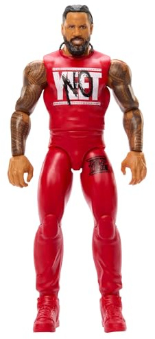 Mattel WWE Main Event Series155 Jimmy Användning 15,24 cm samlarfigur actionfigur, 10 artikulationspunkter och realistiskt utseende, JCV48