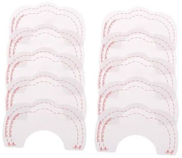 EROSPA® 5 Paar Brusthebe-Pads Klebe-BH - unsichtbar - selbstklebend - Push-Up Cup A-D
