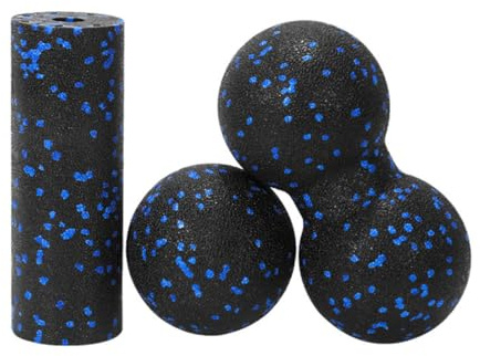 3 Pezzi Pallina Massaggio Piedi, Lacrosse Ball Pallina Massaggio Muscolare, Palla Sfere per Deep Tissue Massaggio, Massaggio Punto di Trigger, per Recupero Muscolare, Schiena, Gambe